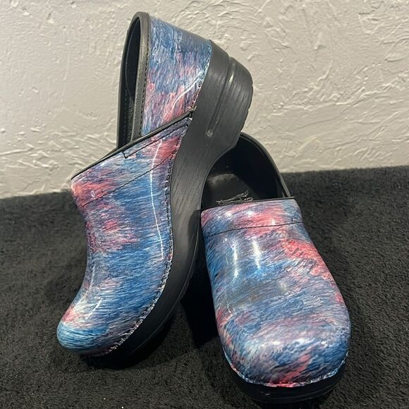 🔥 DANSKO Professional Clogs Nursing Cotton Candy Patent Leather Sz 39 - PERFECT - Picture 6 of 11